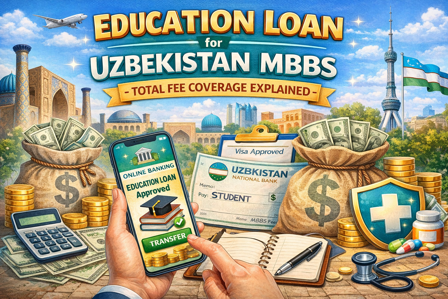 Education Loan for Uzbekistan MBBS – Total Fee Coverage Explained
